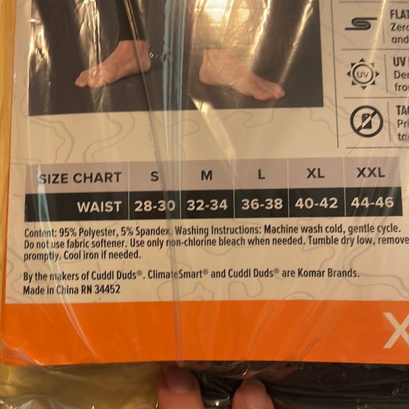 Mens base layer fleece  pant - Picture 6 of 7